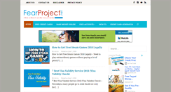 Desktop Screenshot of fearproject.net